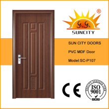 Surface Finishing and Swing Open Style Toilet PVC Door (SC-P107)
